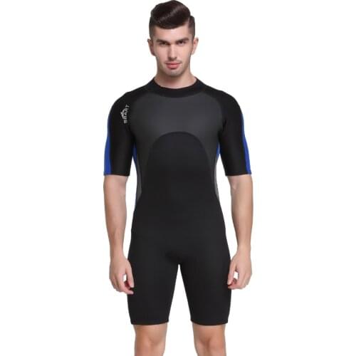 SBART 2mm Neoprene Surf Wetsuit Men for Swimming Scuba Diving Equipment One-Piece Spearfishing Sailing Wet Suits Men