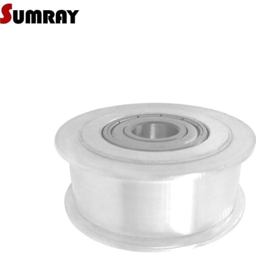 SUMRAY XL Idler Pulley 35T Without teeth Tooth Belt Idler Pulley Bore 8/10/12/15mm Width 11mm Synchronous Wheel Pulley