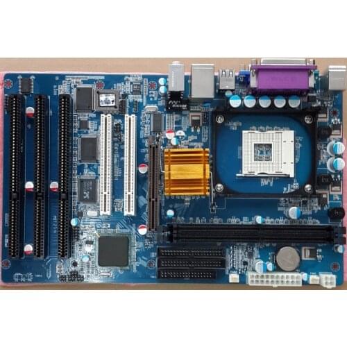 New Original 845GV 845GL ISA Mainboard 478 DDR ISA Motherboard 2PCI 1 AGP 4/8X, 3 *ISA Industrial Tax motherboard