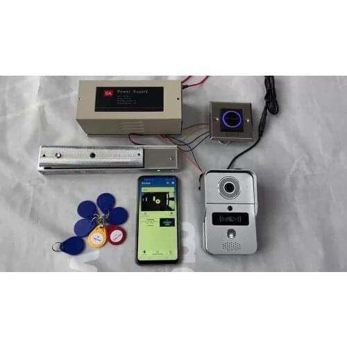 2021 new trend smart wifi l door bell wireless Unlock Video door phone camera doorbell for home