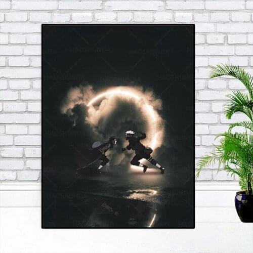 Obito Uchiha Kakashi Hatake Anime Home Decor Canvas Painting Wall Pictures Living Room Decoration Art Posters Prints