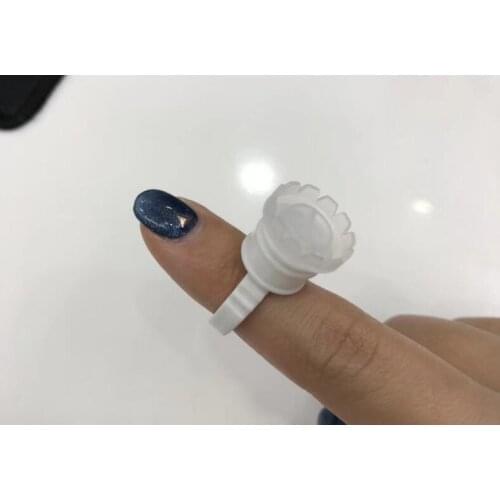 Disposal Individual Eyelash Glue Holder Grafting 50pcs Eyelashes Quick Blossom cup Eyelash Extension Adhesive Stand