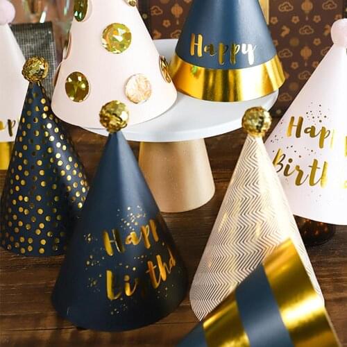 Plush Ball Birthday Party Hat Polka Dot Baby Birthday Christmas Halloween Party Glitter Ball Birthday Hat Party Festive Supplies