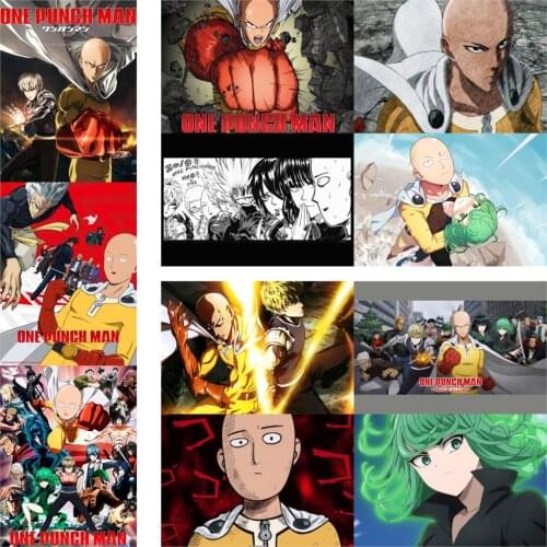 Posters One Punch Man glossy paper ink print clear image home wall decoration