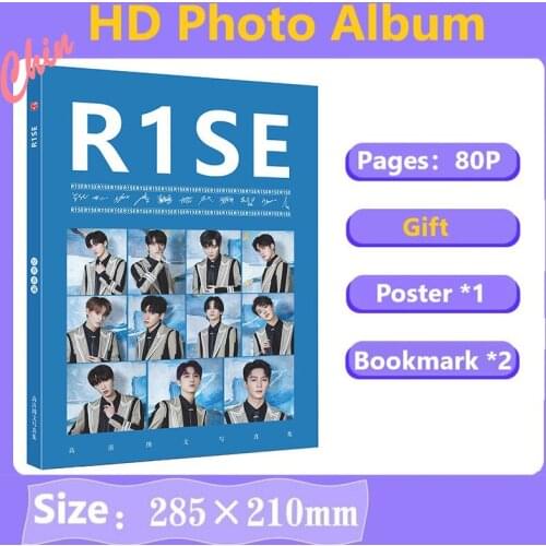 R1SE Zhou Zhennan He Luoluo Xia Zhiguang Liu Ye Photobook Birthday Present Poster Bookmark Painting Photo Album Fans Collection