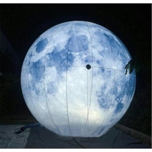 Luxury LED lighting inflatable moon planet balloons moon Jupiter Saturn Uranus Neptune Mercury Venus for party decoration