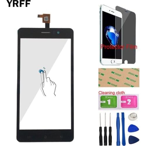 Touch Screen For Cubot Rainbow Digitizer Touch Panel Glass Sensor Repair Part 5.0'' Mobile Tools Protector Film Adhesive