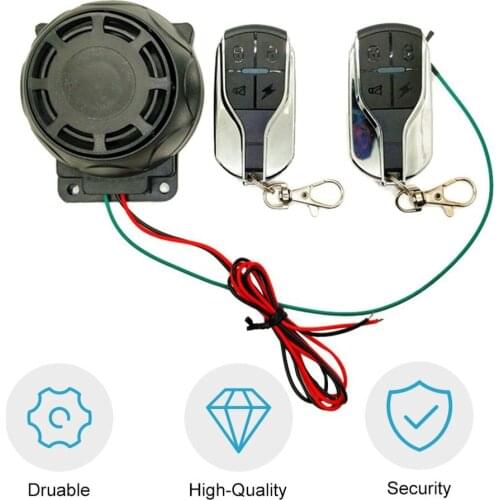 Remote Control Motorcycle Alarm Security System Protection