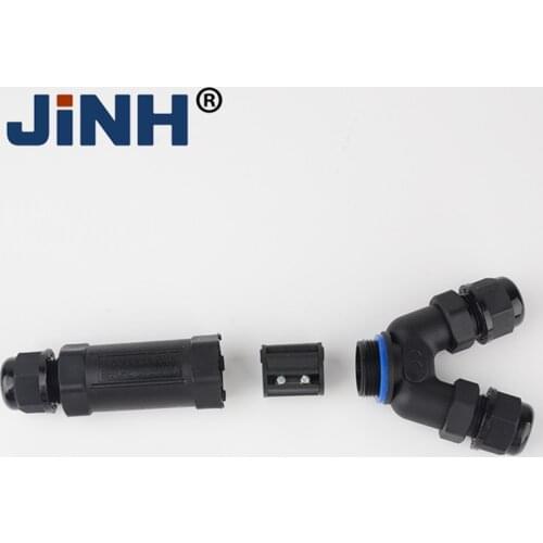 Tee Connector Waterproof IP68 Waterproof Connector Y Type Wire Plug for Electrical Accessories Cable Connector