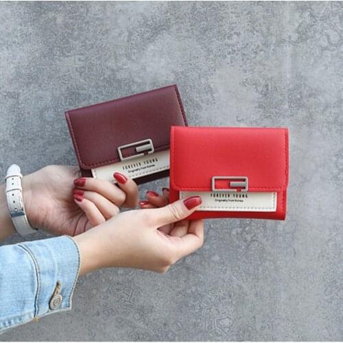 Womens Wallet short Luxury Square Shap Female Hasp Zipper Coin Purses Money Clip Card Holder Ladies Bag For Phone Clutch Bag