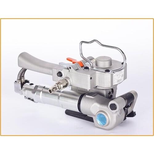 3500N Portable All-Metal Air Tether PET /PP Plastic Belt Universal Pneumatic Packaging Tape Packaging Machine 11-19mm or 19-25mm