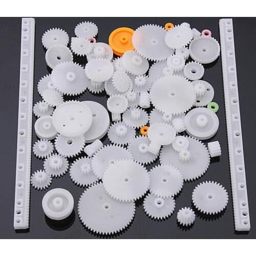 75 Type Plastic Crown Gear Single Double Reduction Gear Worm Gear Crown Gear Plastic Crown Gear Single