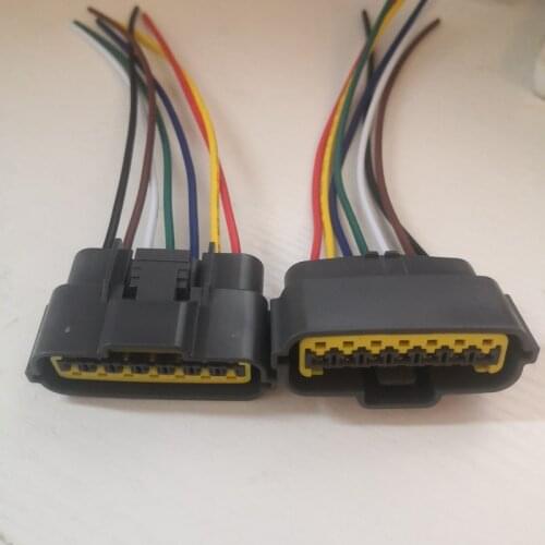 1pcs/lot 7 Pin/Way Plastic Housing Plug Automotive Waterproof Connector With Wire Harness Cable For Nissan 6098-0148