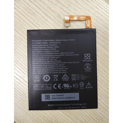 AZK New 3.8V 4290mAh L13D1P32 battery repalcement for Lenovo Lepad A8-50 A5500 Tab S8-50 Battery