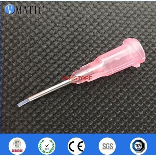 Free Shipping 100Pcs 25G 0.5'' TEF Lined Dispenser Needle Tips Dispensing Needle Tips 1/2 Inch