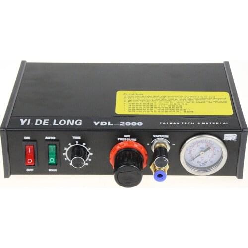 Free shipping YDL-2000 Semi-automatic Glue Dispenser AB UV Glue Dispenser Solder Paste Liquid Controller for SMD PCB