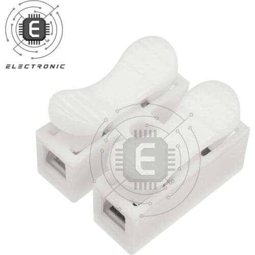 CH-2 Self-Locking Crimp Flame Retardant Terminal Fast Terminal 2 Pin Electrical Cable Connector Special For LED Ceiling Lamp