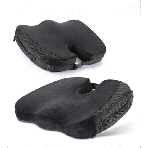 Travel Breathable U-Shape Seat Cushion Coccyx Orthopedic Memory Foam U Seat Massage Chair Cushion Pad Home Car Seat Cushion