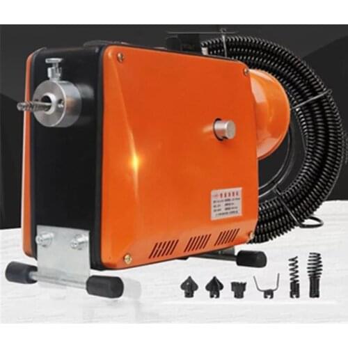 220v Electric Pipe Dredging Machine Sewer Dredger Toilet Floor Drain Dredging Cleaning Home Water Channel Tools Toilet Dredge