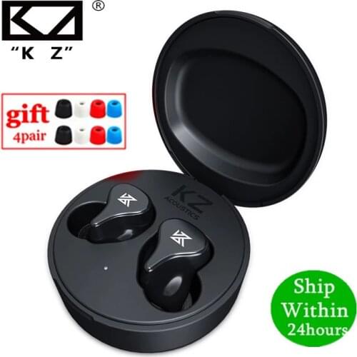 KZ Z1 Pro TWS Bluetooth 5.2 True Wireless Earphones Game Earbuds Touch Control Noise Cancelling Sport Headset KZ S2 S1 ZSX DQ6