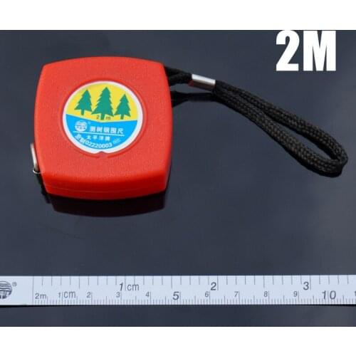 2m Measuring Tape Retractable Metric/ Feet/ Inches Measuring Diameter Tape Rule Tapeline Measuring Tool