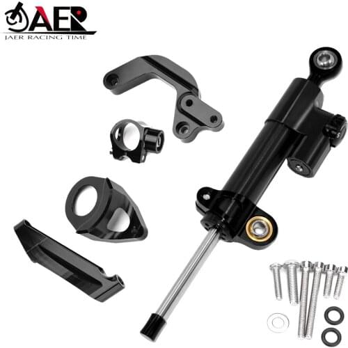 JAER CNC Steering Damper Mounting Bracket Kit for Suzuki GSXR 1000 K9 2009-2015 2014 2013 2012 2011 2010