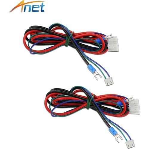 2pcs/lot 3D Printer Part Heatbed Cable Wire Sealing Wire MK2A /MK2B/MK3 Heat Bed Weld Line for Anet Aluminum Plate