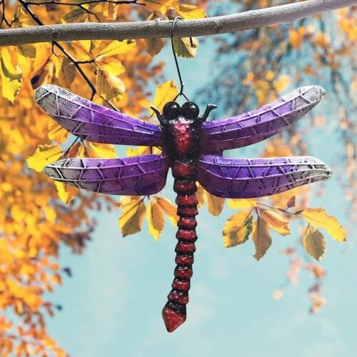 Metal Dragonfly Wall Art Decor Indoor Art Sculpture Patio Decorations For Home Bedroom Living Room Office Garden Hanging