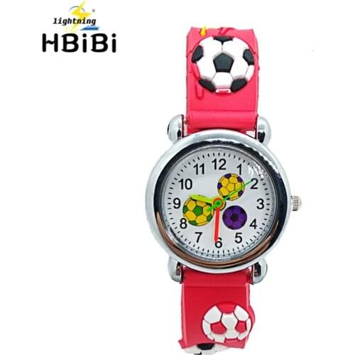 Cartoon football basketball watch kids Tennis racket fashion Children Watch For Girls Boys Students Clock Quartz Wrist Watches