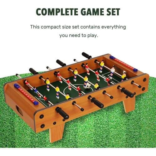 Mini Tabletop Foosball Table-Portable Table Football Soccer Game Set Table Portable Mini Soccer Toy for Adults Kids