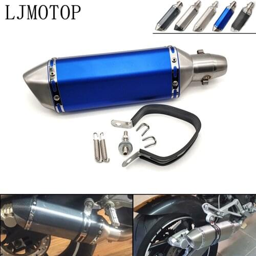 Newest Motorcycle Carbon fiber exhaust escape Modified Exhaust Muffler For Honda MSX 125 CB650R CB125R XADV X ADV 750 X11 ST1300