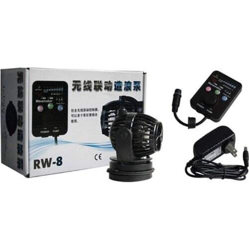 New 23w RW-8 Aquarium Wireless Linkage Master/Slave Control Wavemaker Fish Tank Water Pump Circulation Flow Maker