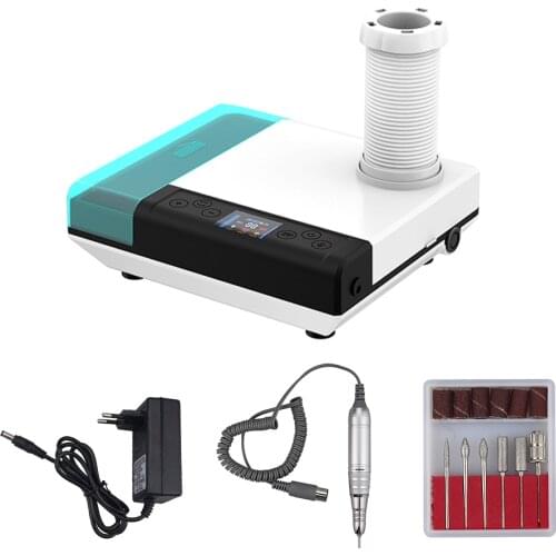 3 in 1 60W Dust Collector with Electric Grinder for Dental Laboratory Strong Vacuum Cleaner Desktop Display Screen