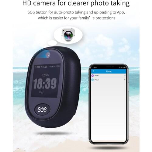 RF-V45 4G Smart GPS Tracking Pendent One-Key SOS Anti-Loss Locator for Elder /Children GPS Portable personal locator