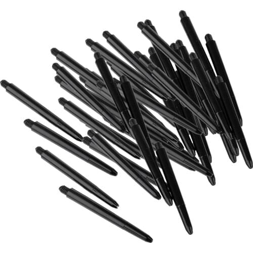 Prettyia 60 Pcs 52mm Thread Plastic Re-Grooved Dart Stems Shafts Replacement
