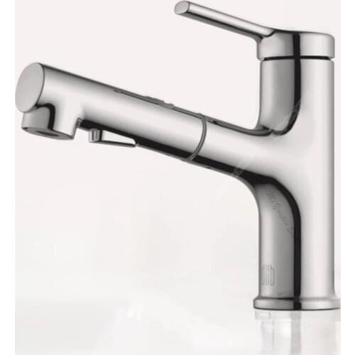 Youpin DABAI Bathroom Basin Sink Faucet w/ Pull Out Rinser Sprayer Gargle Brushing 2 Mode Mixer Tap Cold & Hot Bathtub Faucet