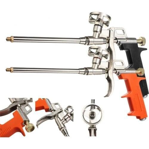 Heavy Duty PU Foam Gun Grade Expanding Spray Application Applicator Length 28cm Black Orange