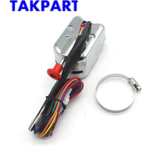 TAKPART 12V Universal Street Hot Rod Turn Signal Switch For FORD BUICK