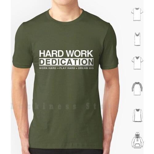 Hard Work-Dedication Gym Motivation Workout T Shirt Big Size 100% Cotton Gym My Passion Fitness Girl Work Fitness Motivation