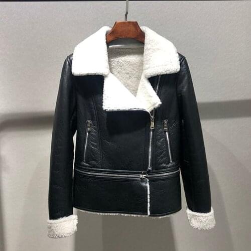 Natural Merino real sheep fur coat winter clothes women 2021 turn-down collar parka real fur genuine leather jacket removable