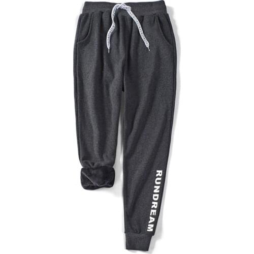 Womens Harem Pants Candy Color Winter Warm Thickening Sweatpants High Waist Fleece Leggings Loose Sport Pants Trousers P9412