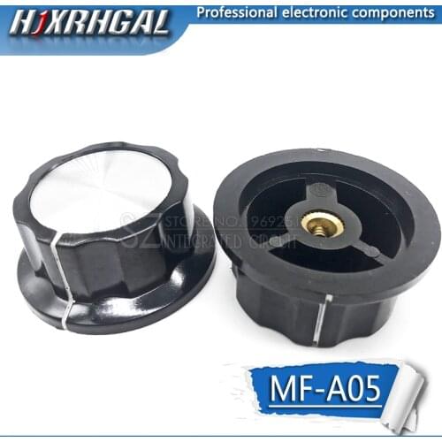2pcs Hat MF-A05 potentiometer knob WH118 WX050 bakelite knob copper core inner hole 6mm hjxrhgal