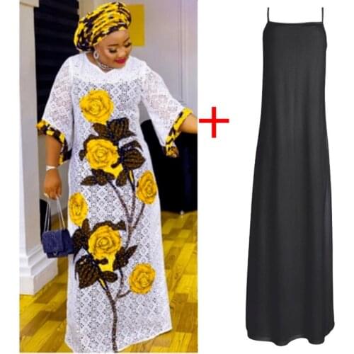 White Long Maxi Dress African Dresses for Women 2021 Summer African Clothes Dashiki Sexy Hollow Out Boubou Robe Africaine Femme