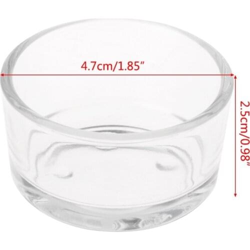 Biological Reptile Feeder Water Food Glass Bowl Lizard Turtle Cricket Petri dish