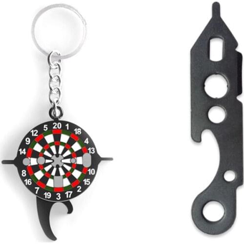 Keychain Dart Spanner Tool Tighten Darts Shafts Repair Tool Beer Bottle Opener Indoor Game