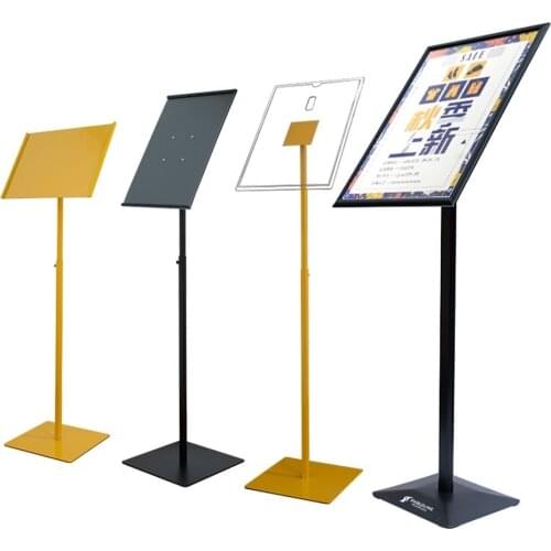 Black gold white supermarket New Product Promotion Advertising Display Rack Outdoor Indoor Panel Billboards