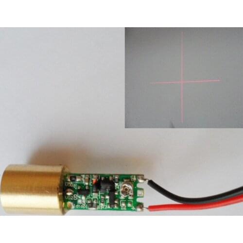 The laser module of laser marking indicating lamp head positioner module 200MW Red Cross Line