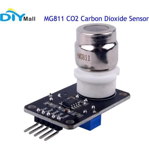 MG811 CO2 Carbon Dioxide Sensor Module with Analog Signal TTL Level Temperature Compensated Output
