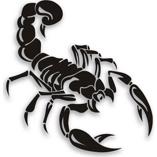 Dawasaru Personality Scorpion Car Sticker Waterproof Decal Laptop Truck Motorcycle Auto Accessories Decoration PVC,29cm*24cm