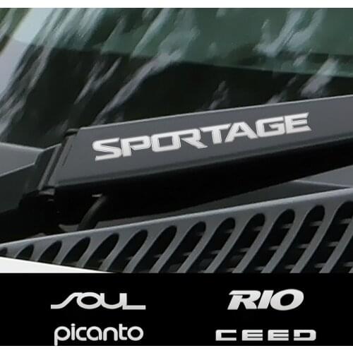 Car Window Wiper Stickers For Kia Sportage 3 4 QL Rio 3 4 K2 Optima Sorento Picanto Ceed Forte Cadenza K9 Soul Accessories